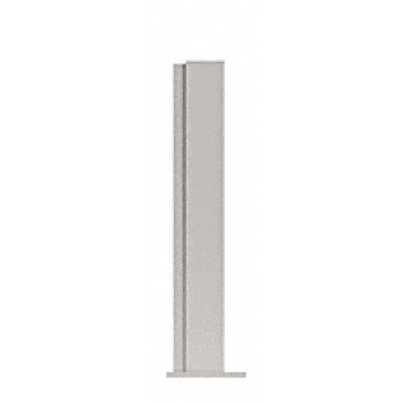 Brushed Stainless Counter/Partition End Post Z14753