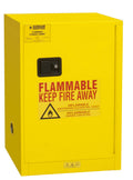 Flammable Safety Cabinet, Manual Door, 12 gal. Y895