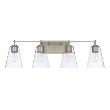 4 Light Vanity Brushed Nickel S157