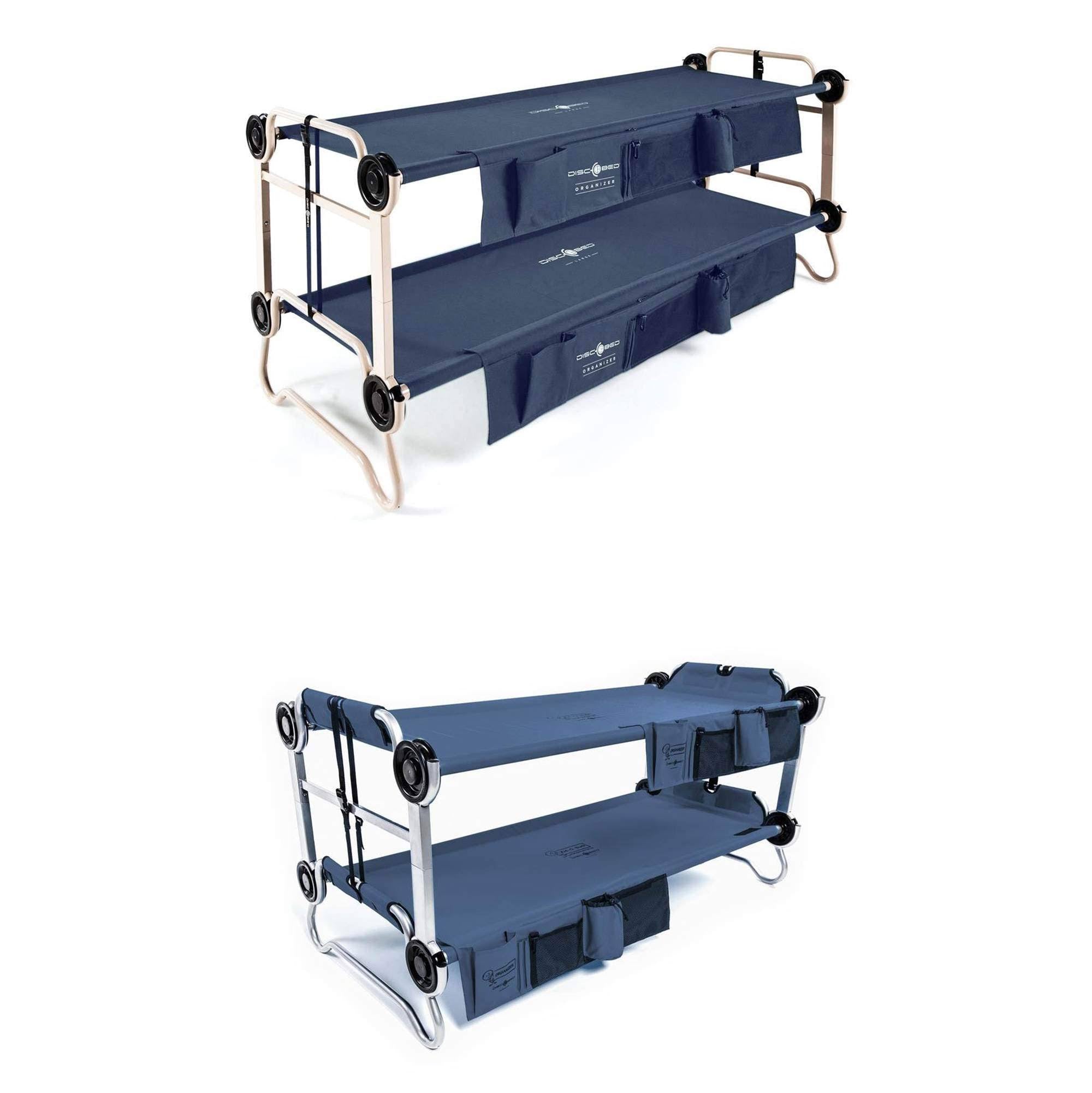 Large Cam-O-Bunk Cot with Organizers H453