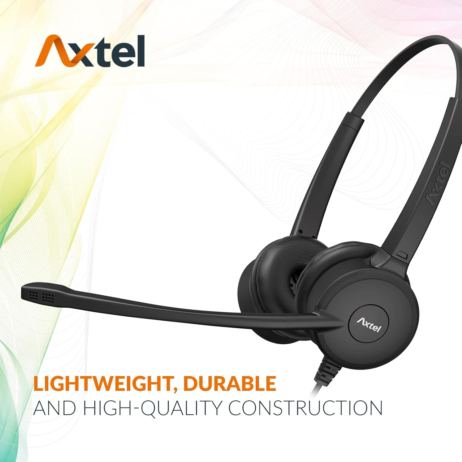 Headset with Noise Cancelling for IP Desk Phones - Black X8901