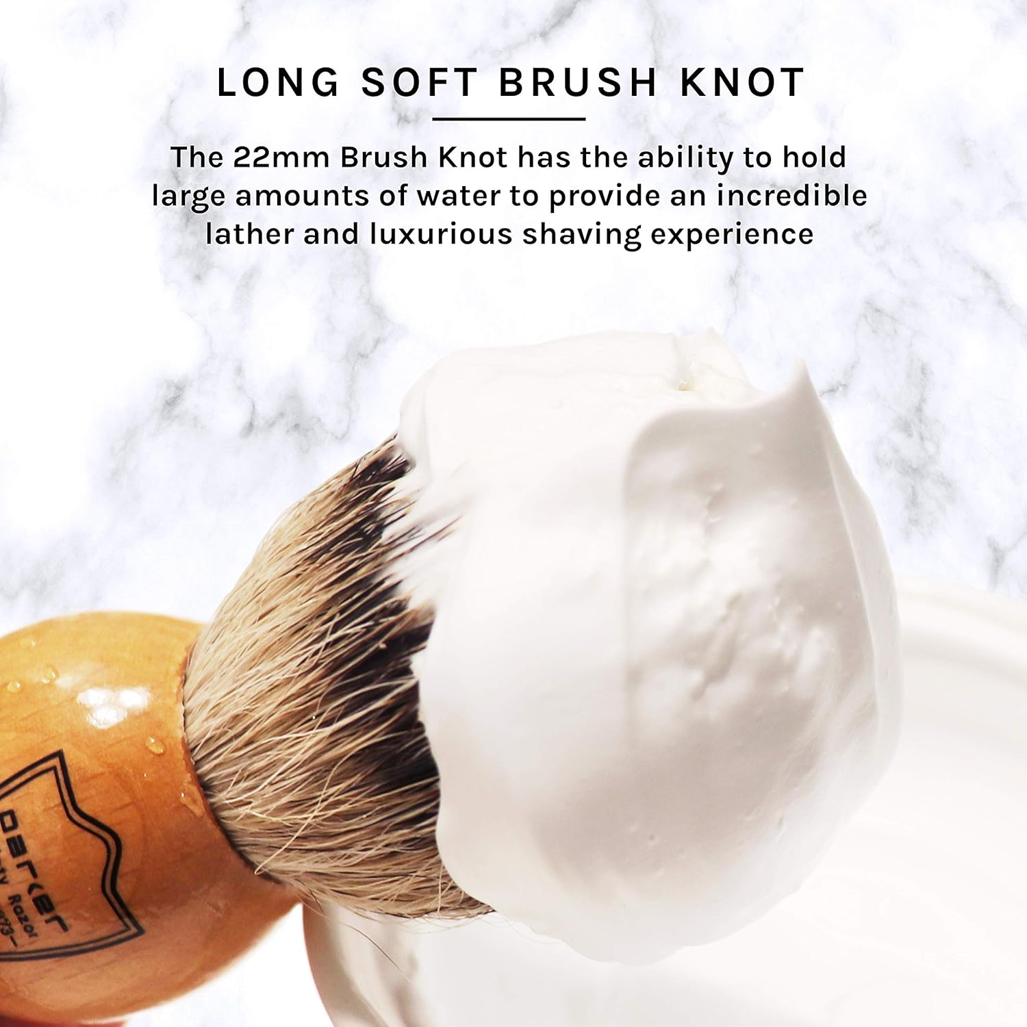 Olivewood Silvertip Badger Shaving Brush & Stand Pack of 2 N448712