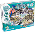 Fossil Excavation 4 in 1 Fossil Digging Kit, 46 Pieces D471344