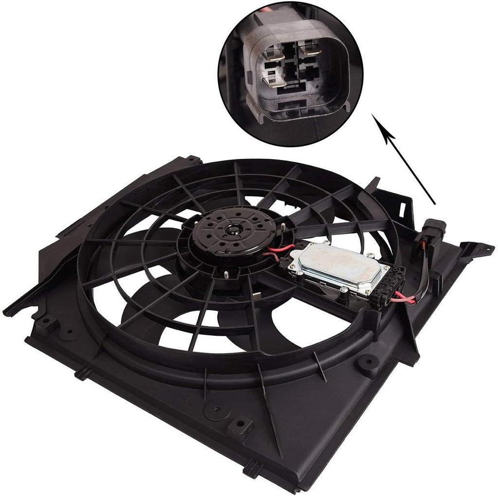 Radiator Cooling Fan Assembly for BMW E46 325i 328i 330i 99-05 Y1979