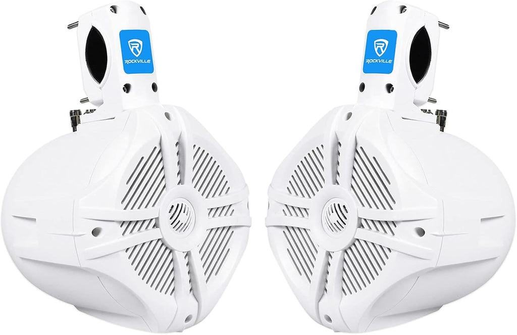 Black 6.5" 250w Marine Wakeboard Tower Speakers J847