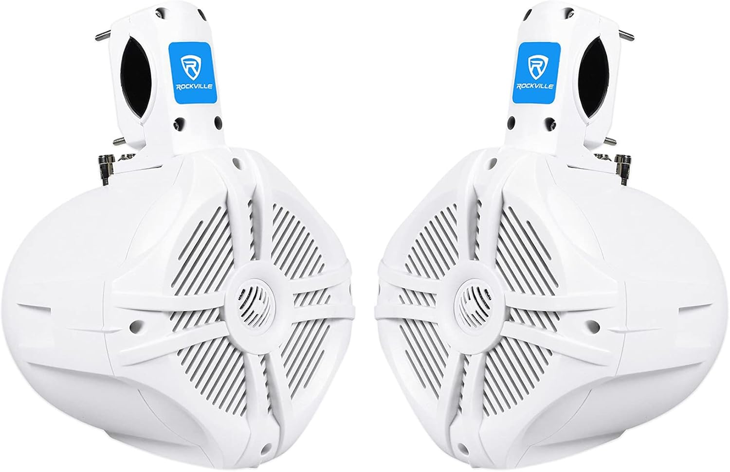 Black 6.5" 250w Marine Wakeboard Tower Speakers J847