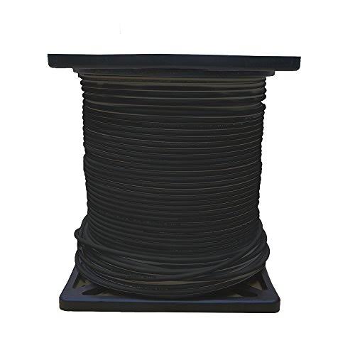 RG6 18AWG Quad Shielded Coaxial Cable, Black, 1000 ft S462223