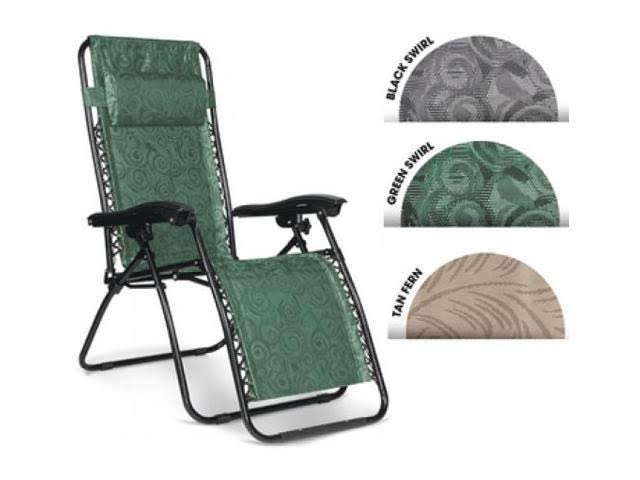 Black Swirl Zero Gravity Recliner U463