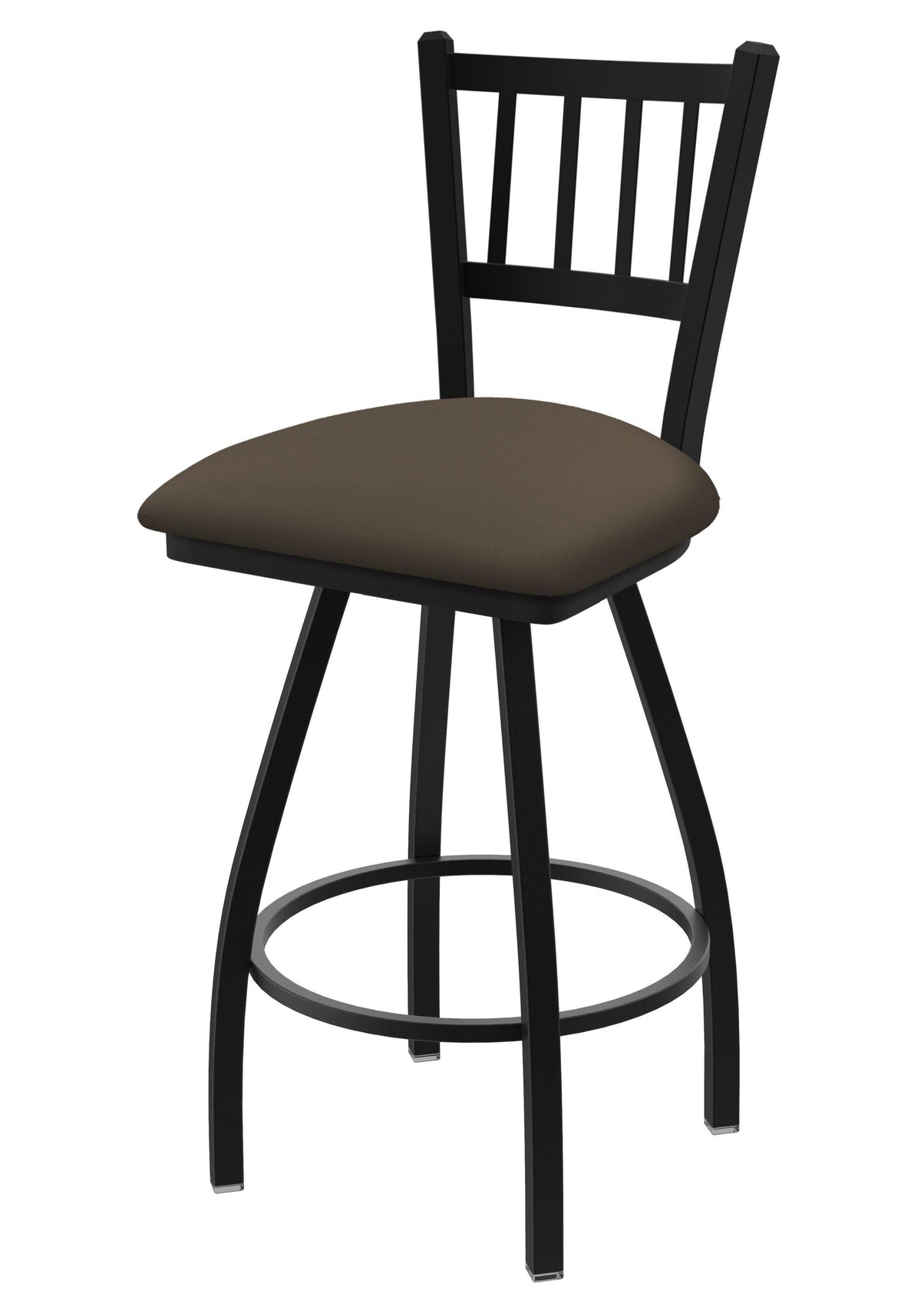 Swivel Bar Stool with Black Wrinkle Finish J6044