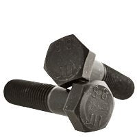 M14-2.0 x 75mm Hex Head Cap Screws, Steel Metric Class 8.8, Plain Finish, 25 pcs R393125