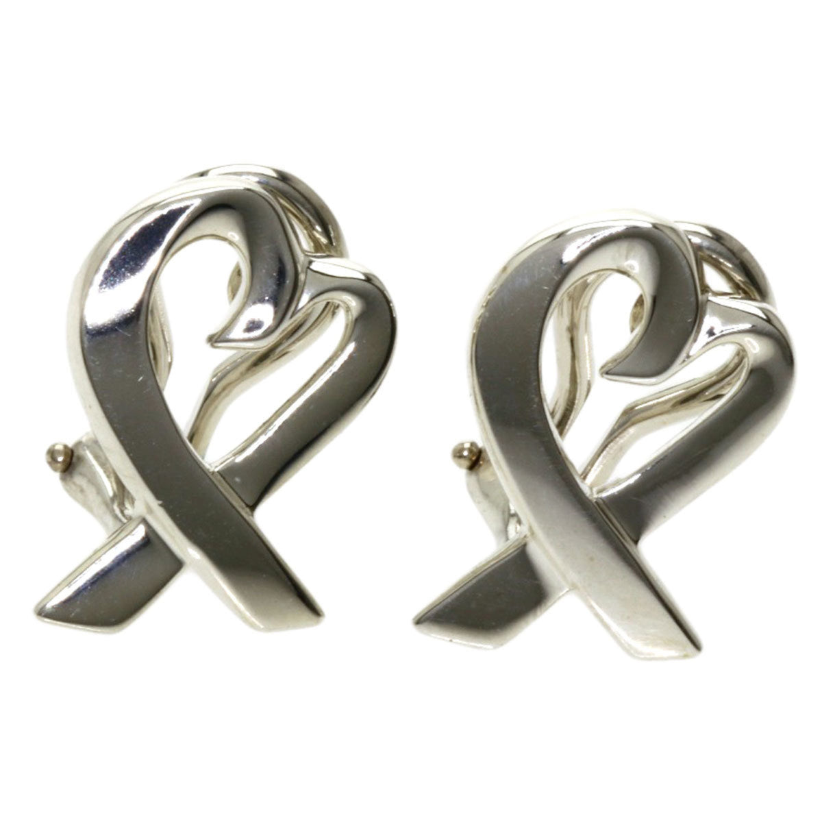 Loving Heart Earrings Silver E618