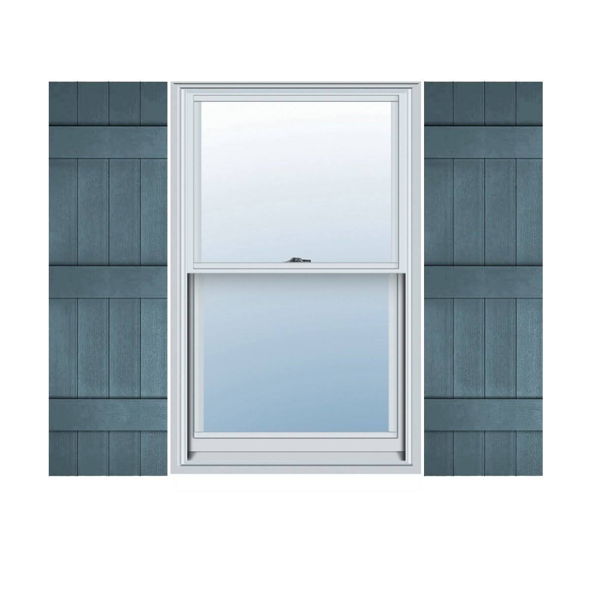 Lifetime Vinyl Board-n-Batten Shutters M724