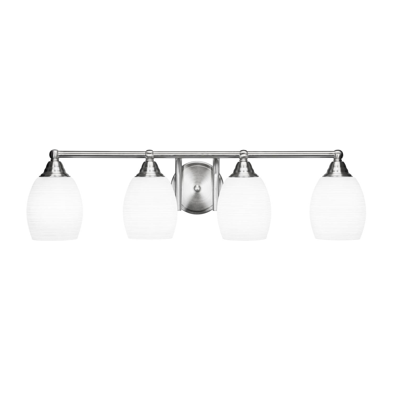 Four Light Bath Bar Brushed Nickel Finish D79089