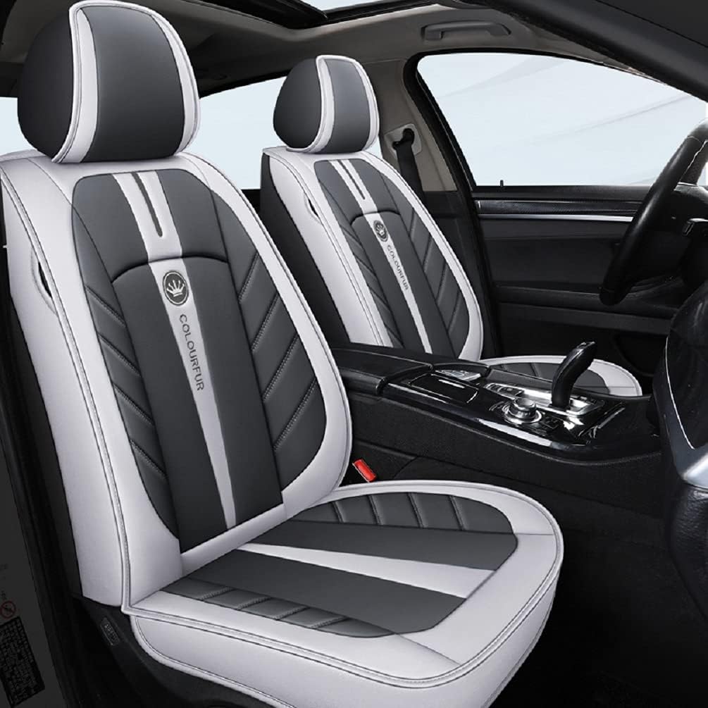 PU Breathable Leather Car Seat Cover 5-Seater F6693