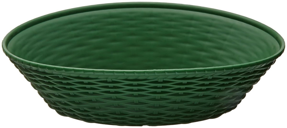 Oval Serving Basket, 9" x 6", Green, Pack of 12 K740424