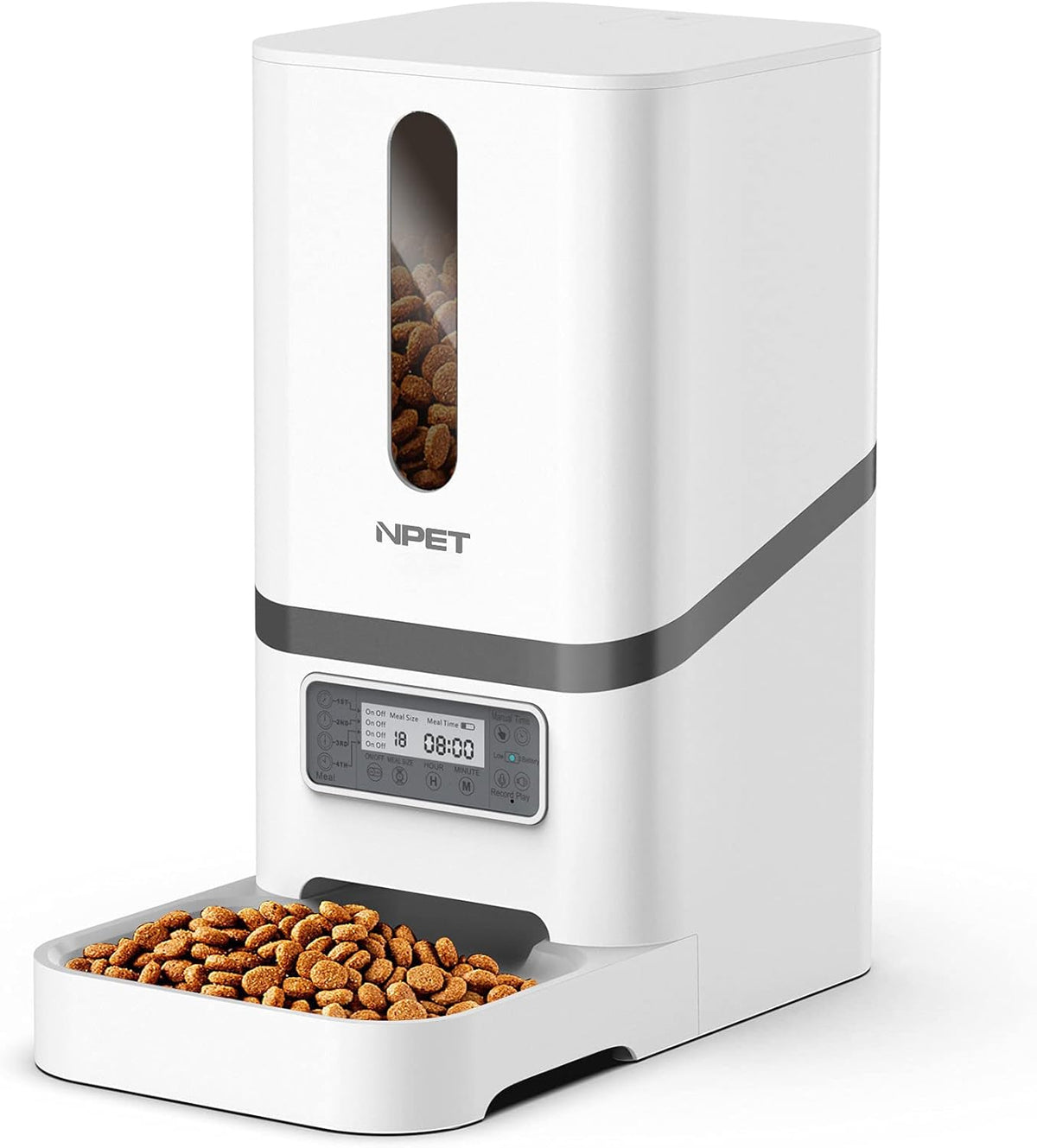 Automatic Pet Feeder, 1.6 Gal/6.2L, White, Pack of 2 T4635