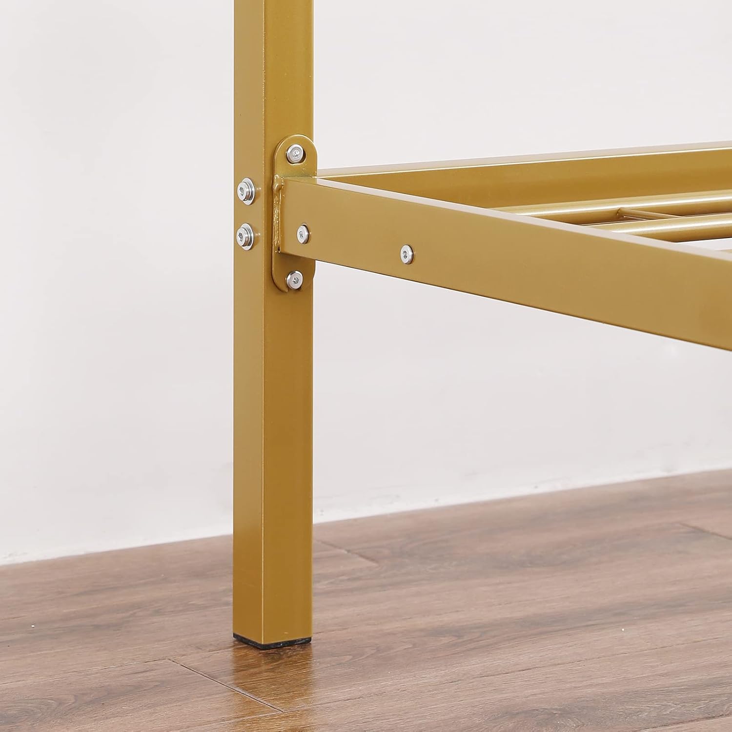 Gold Full Size Canopy Bed Frame M975