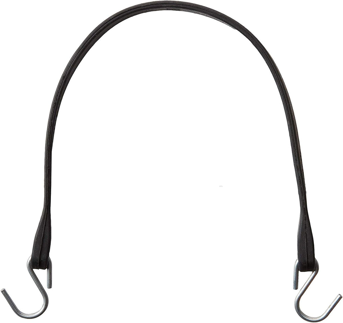Pack of 50 Natural Rubber Bungee Cords with Crimped Hooks, 15", 21" and 31" Sizes I20907