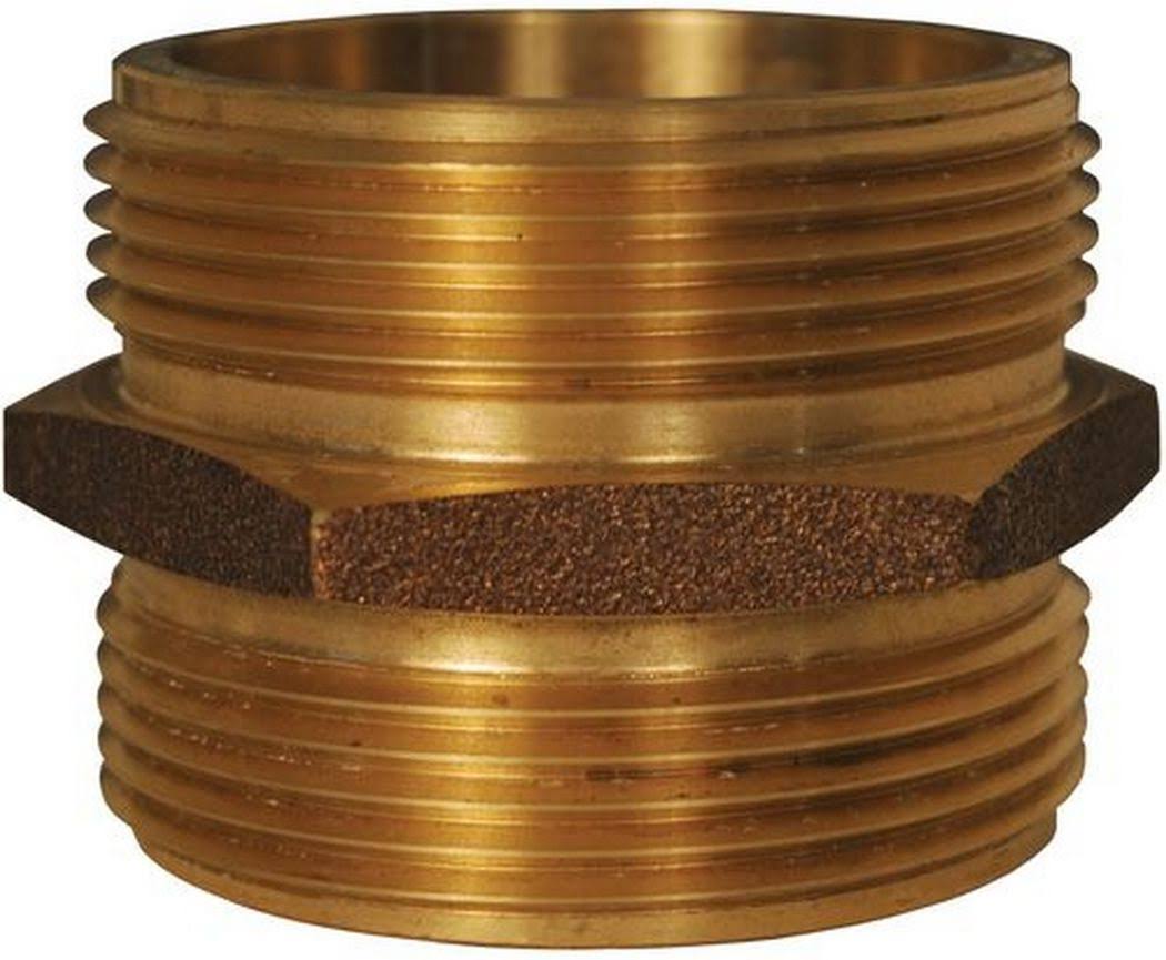 Dbl Male Hex Nipple 4 NPT x 4 NST B25217