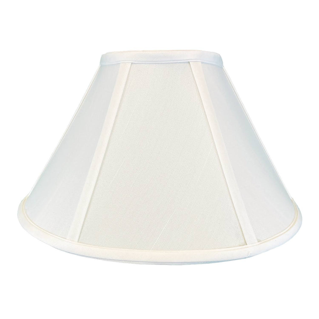 White Coolie Empire Lamp Shade, 5x14x9.5, Set of 2 D404