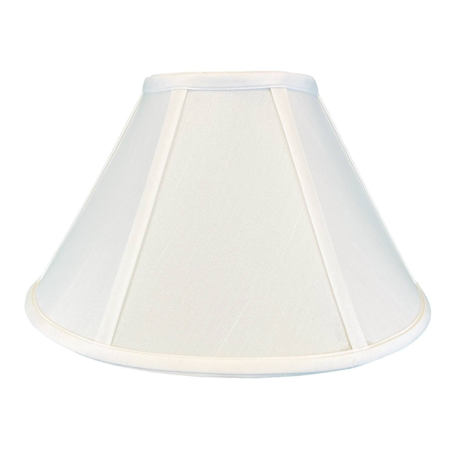 White Coolie Empire Lamp Shade, 5x14x9.5, Set of 2 D404