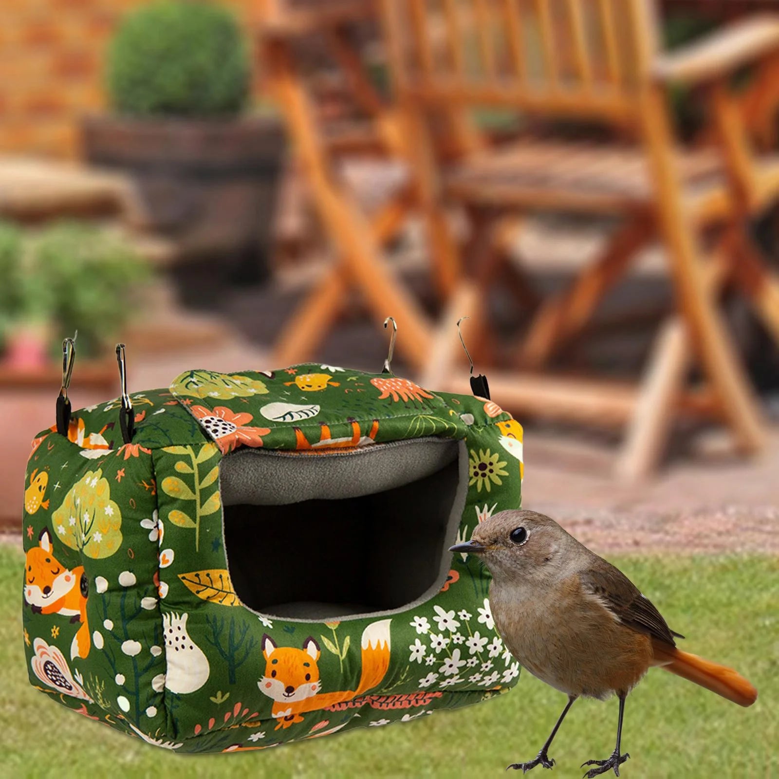 Large Parrot Sleeping Bed Hideaway Cave Hammock K99488