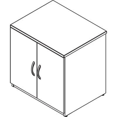 Mahogany Storage Cabinet Y409535