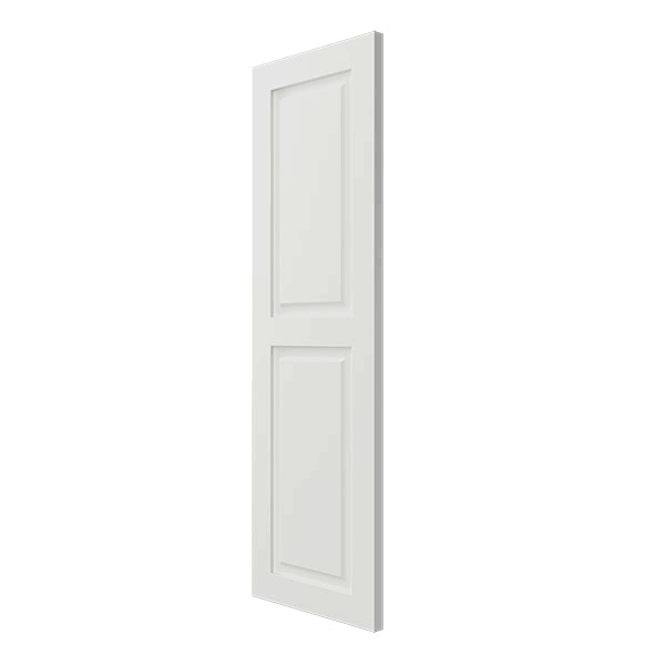 12x22W x 61x22H Exterior Composite Raised Panel Shutters (Per Pair), Unfinished B251