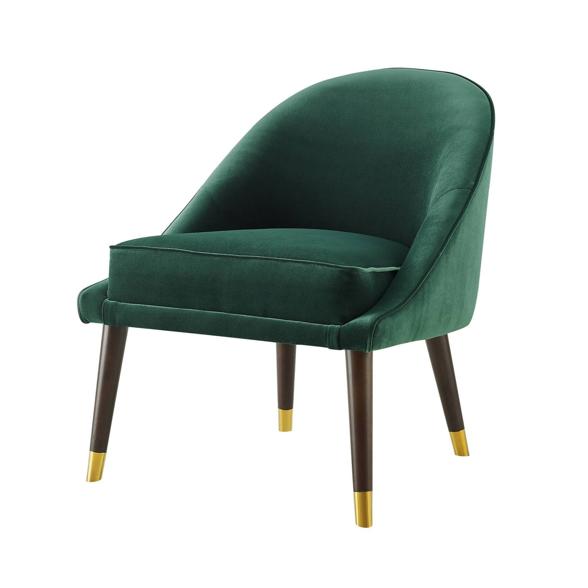 Green Velvet Accent Chair F72156