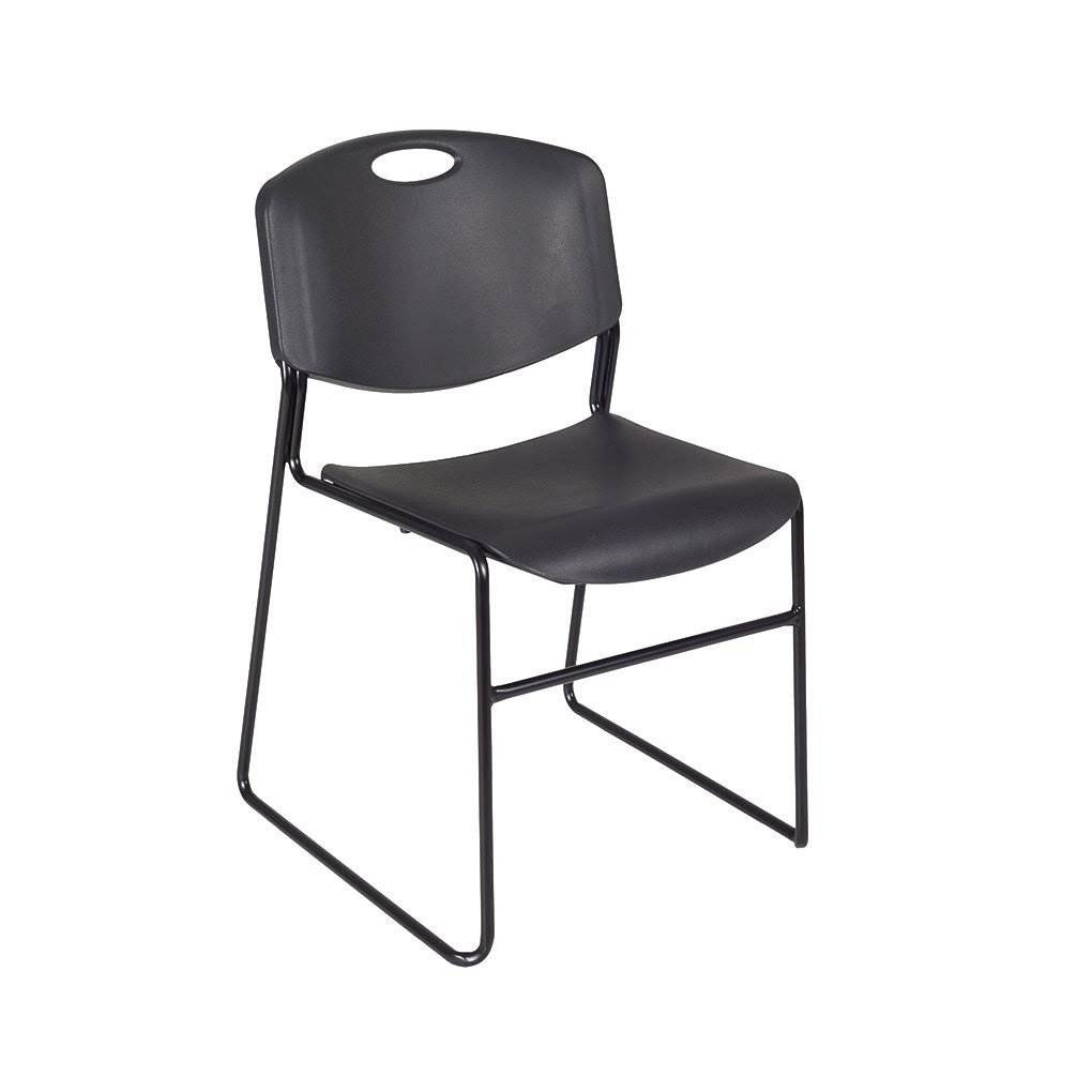 Square Breakroom Table with 4 Stack Chairs O9642