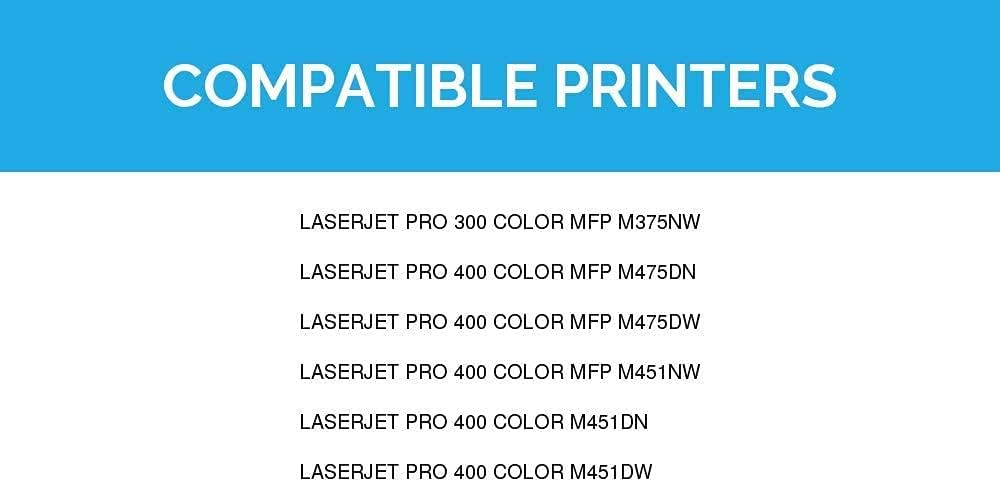 4-Pack Toner Cartridge Replacements for HP 305A & 305X A282459