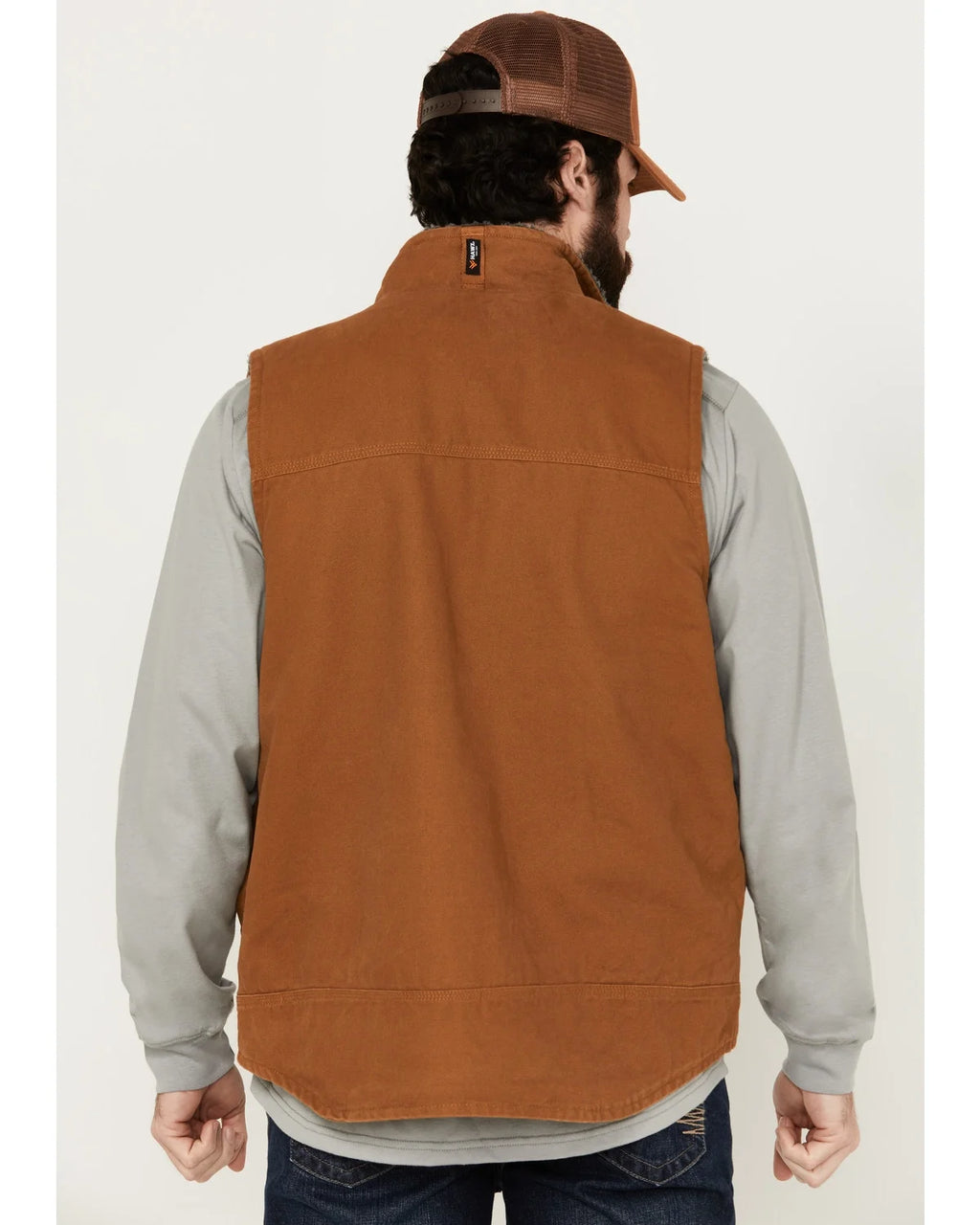 Rust Copper Large Duck Work Vest R4812