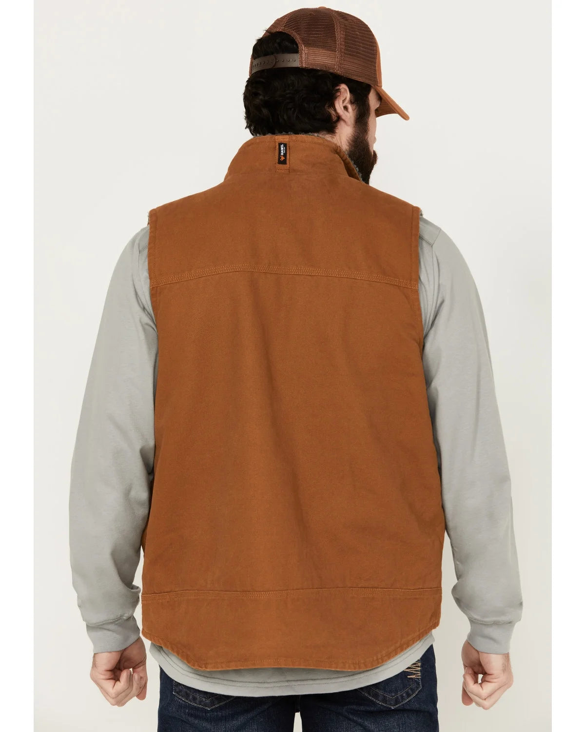 Rust Copper Large Duck Work Vest R4812