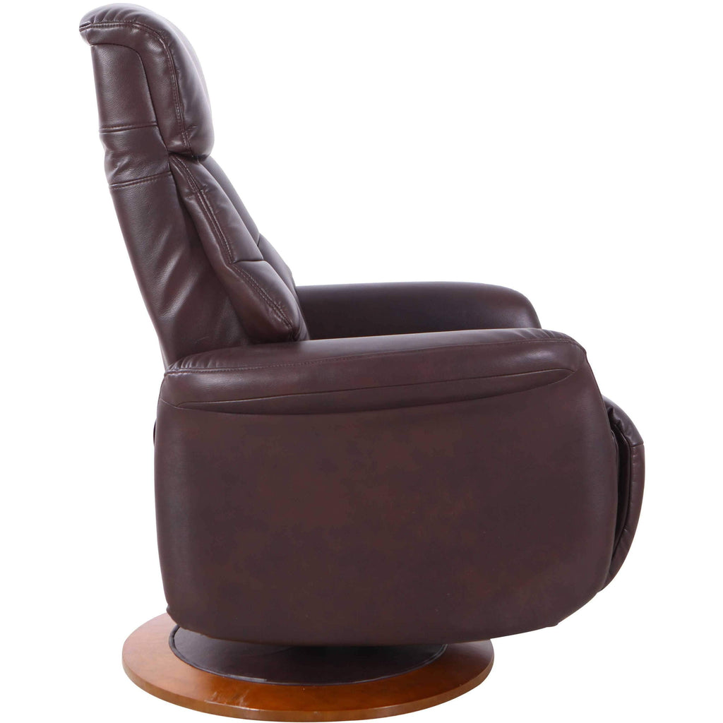 Espresso Air Leather Recliner P701006