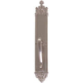 Gothic Pull Plate with S-Grip Pull Satin Nickel V853