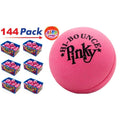 Pink Rubber Bouncing Ball Pack of 24 with One Small Bouncy Ball N889