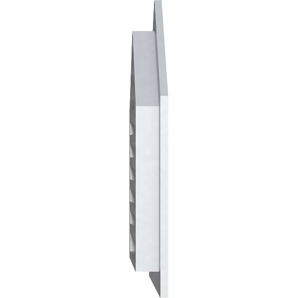Peaked Top Gable Vent, PVC, 12/12 Pitch K382