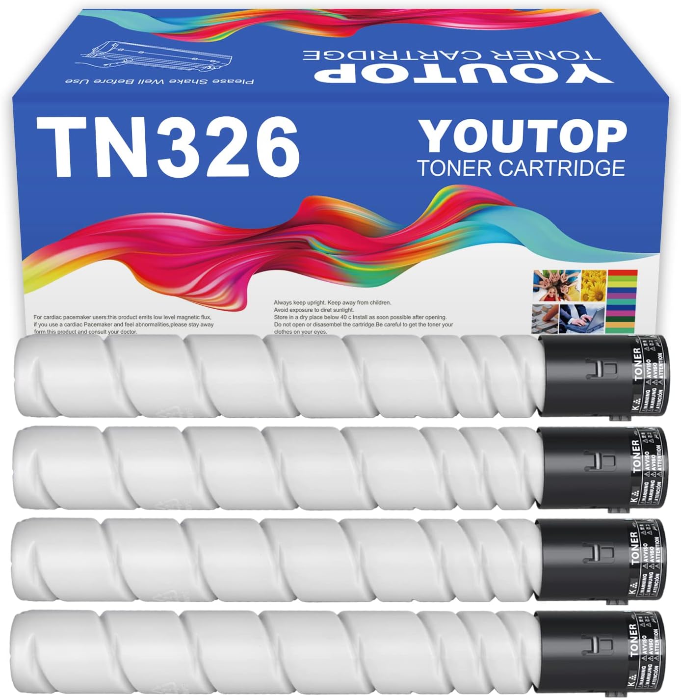 Black Toner Cartridge for Konica Minolta bizhub 308 308e 368 368e B169