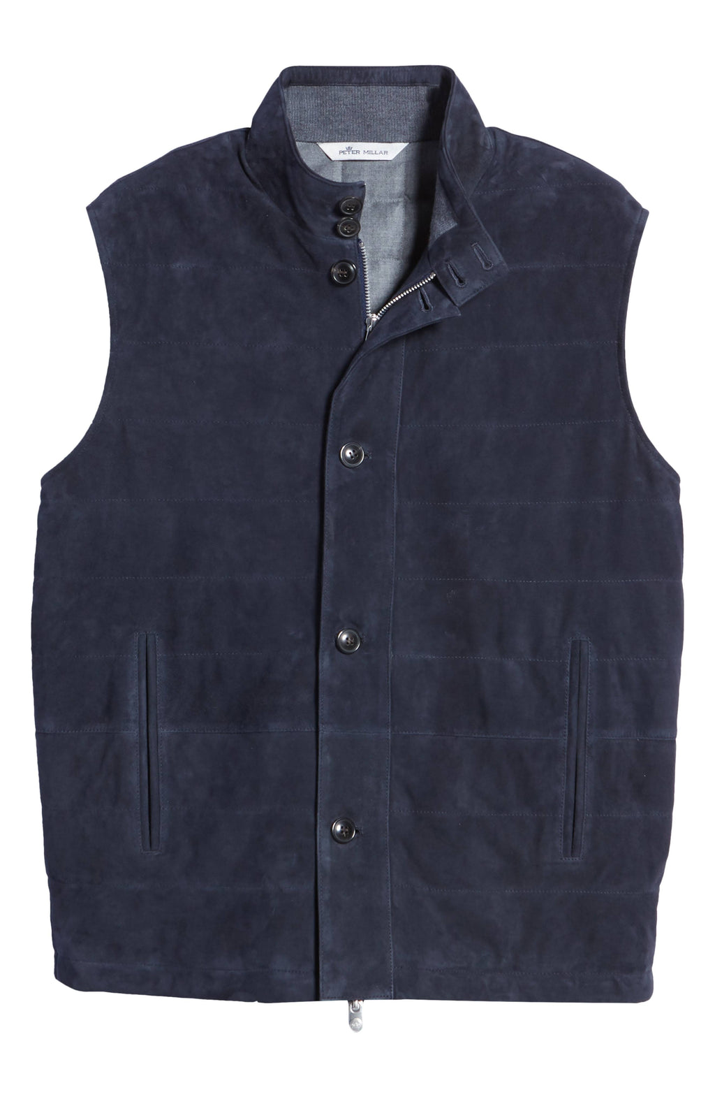 Blue Suede Vest T19120