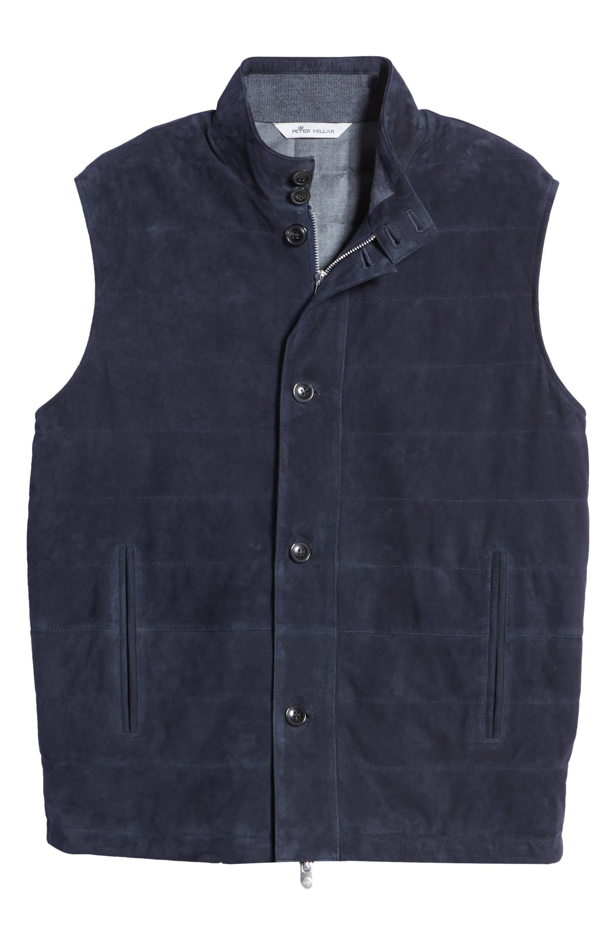 Blue Suede Vest T19120