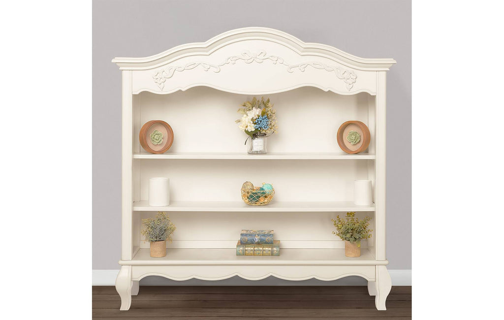 Ivory Lace Hutch Bookcase R68576