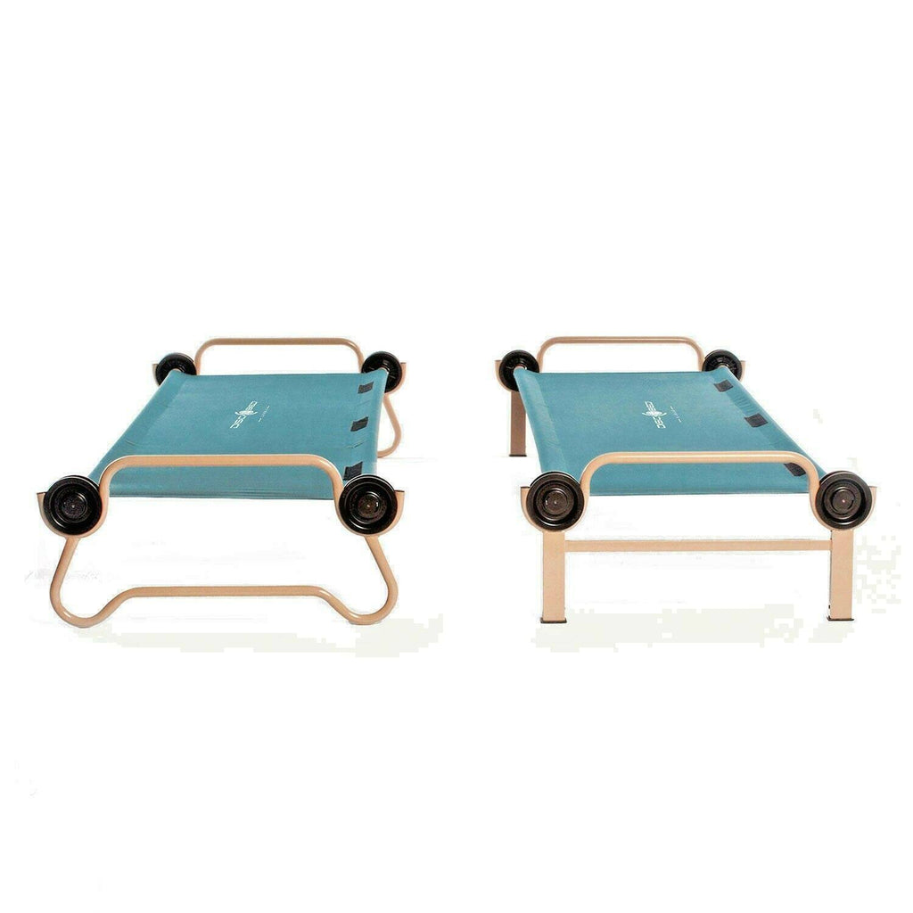 Large Cam-O-Bunk Cot with Organizers H453