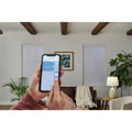 White Cordless Blackout Motorized Cellular Shade T5684