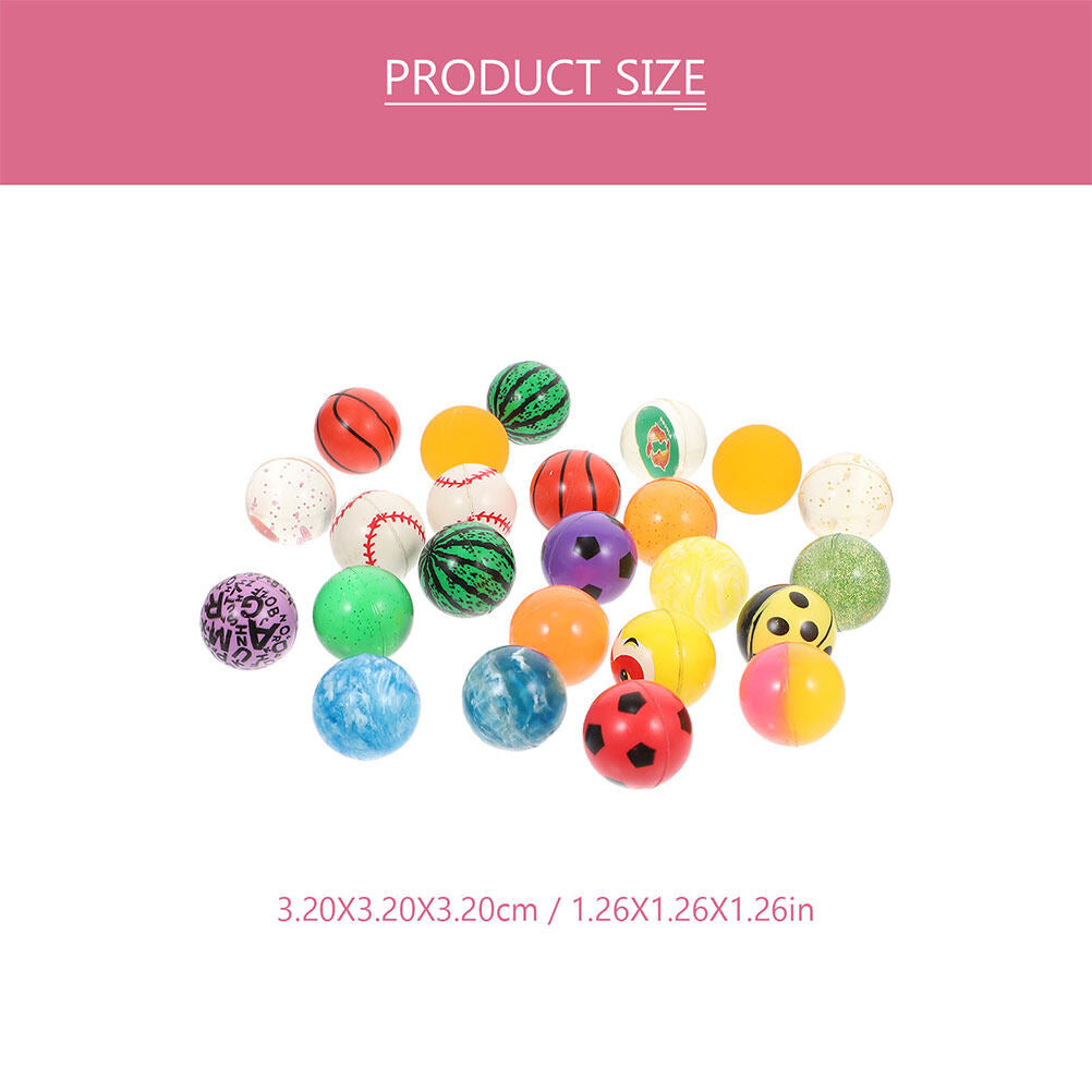 48 Pcs Rubber Bouncy Ball Toy D4937
