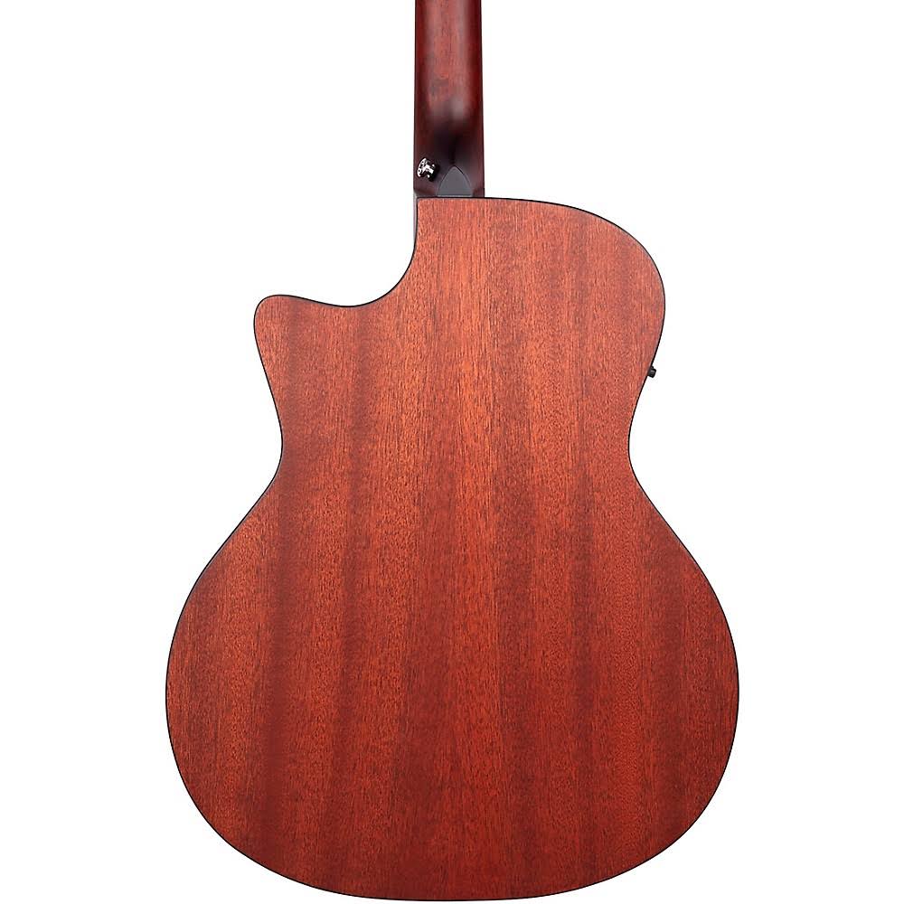 Matte Black Cutaway Orchestra Acoustic-Electric Guitar Y1916