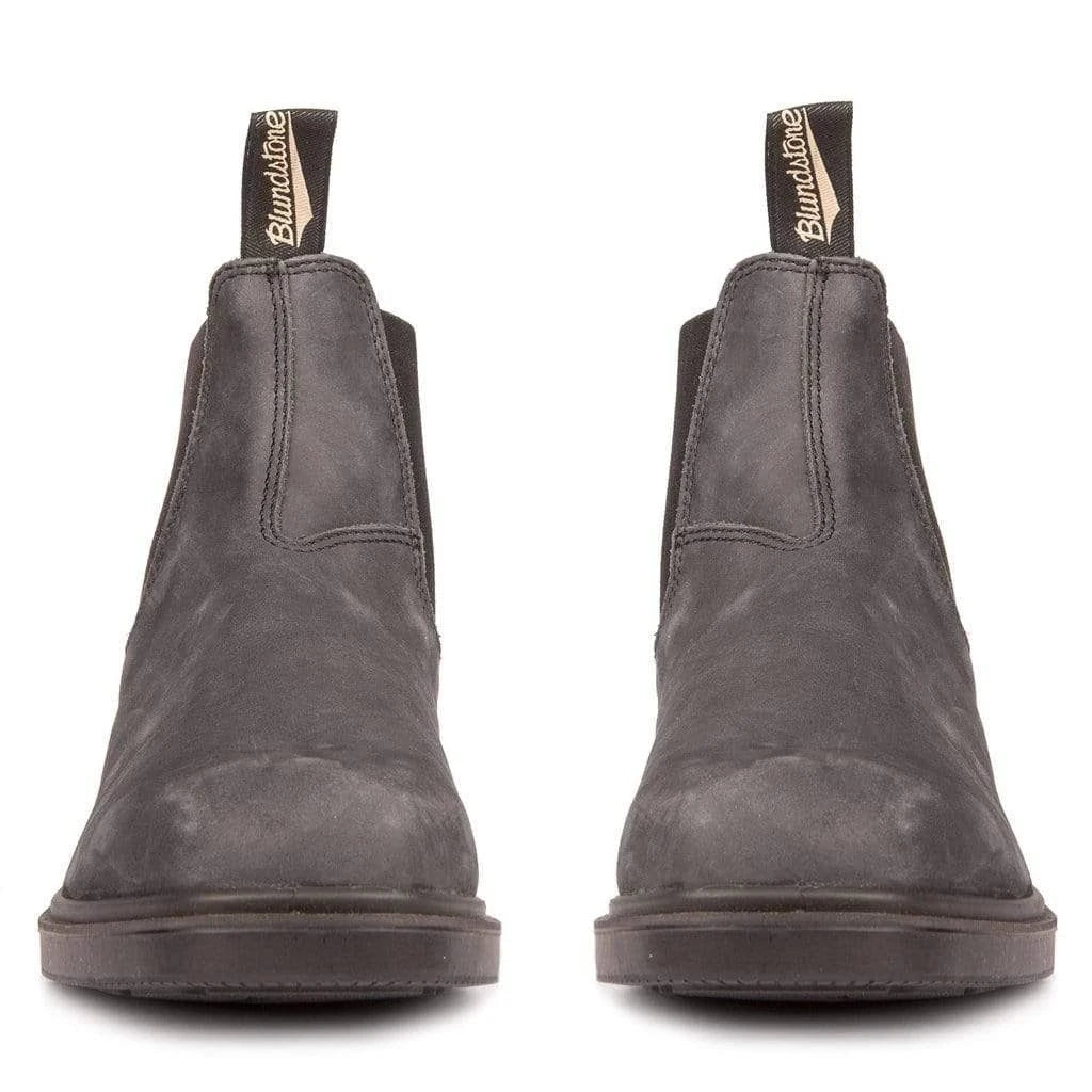 Rustic Black Chisel Toe Boots L16454