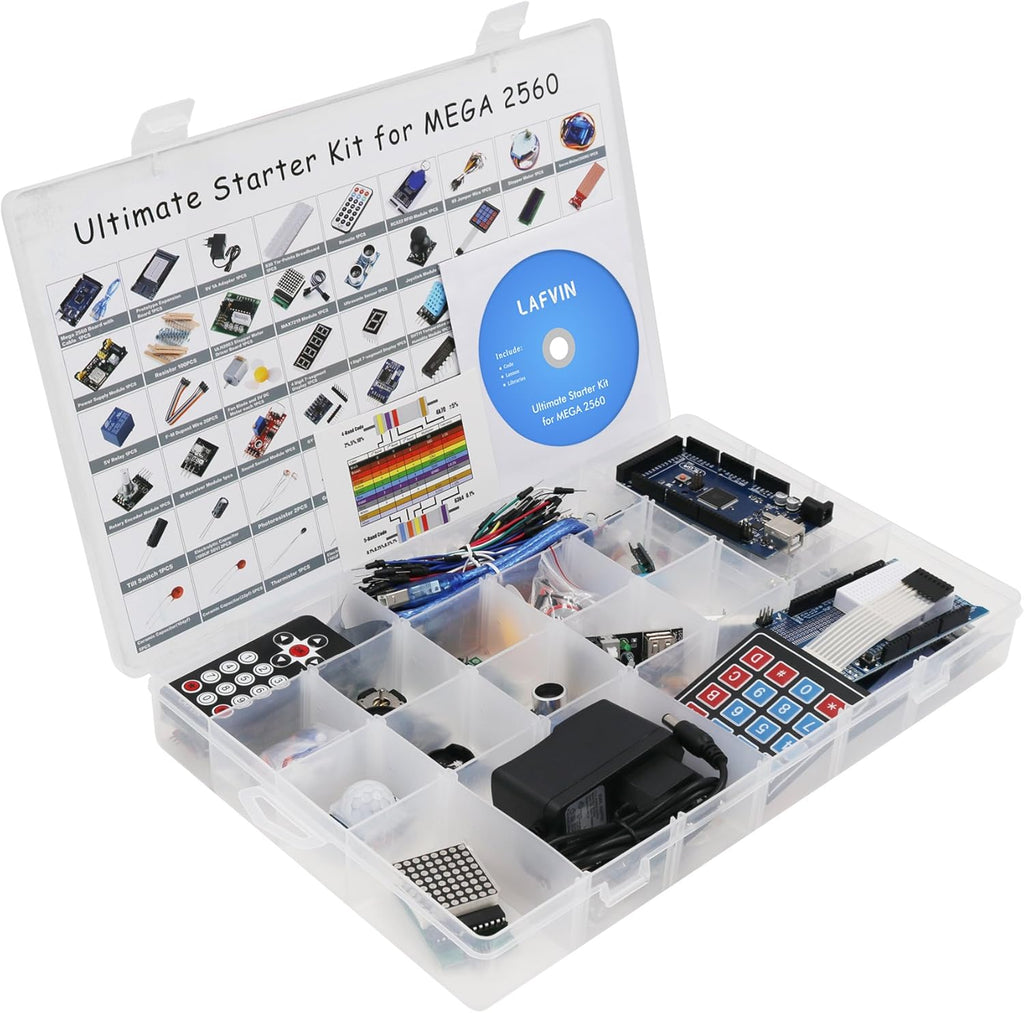 Mega 2560 Project Starter Kit with Tutorial Compatible with Arduino IDE Pack of 2 Z312