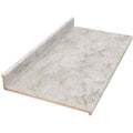 Gray Laminate Countertop with Backsplash U632