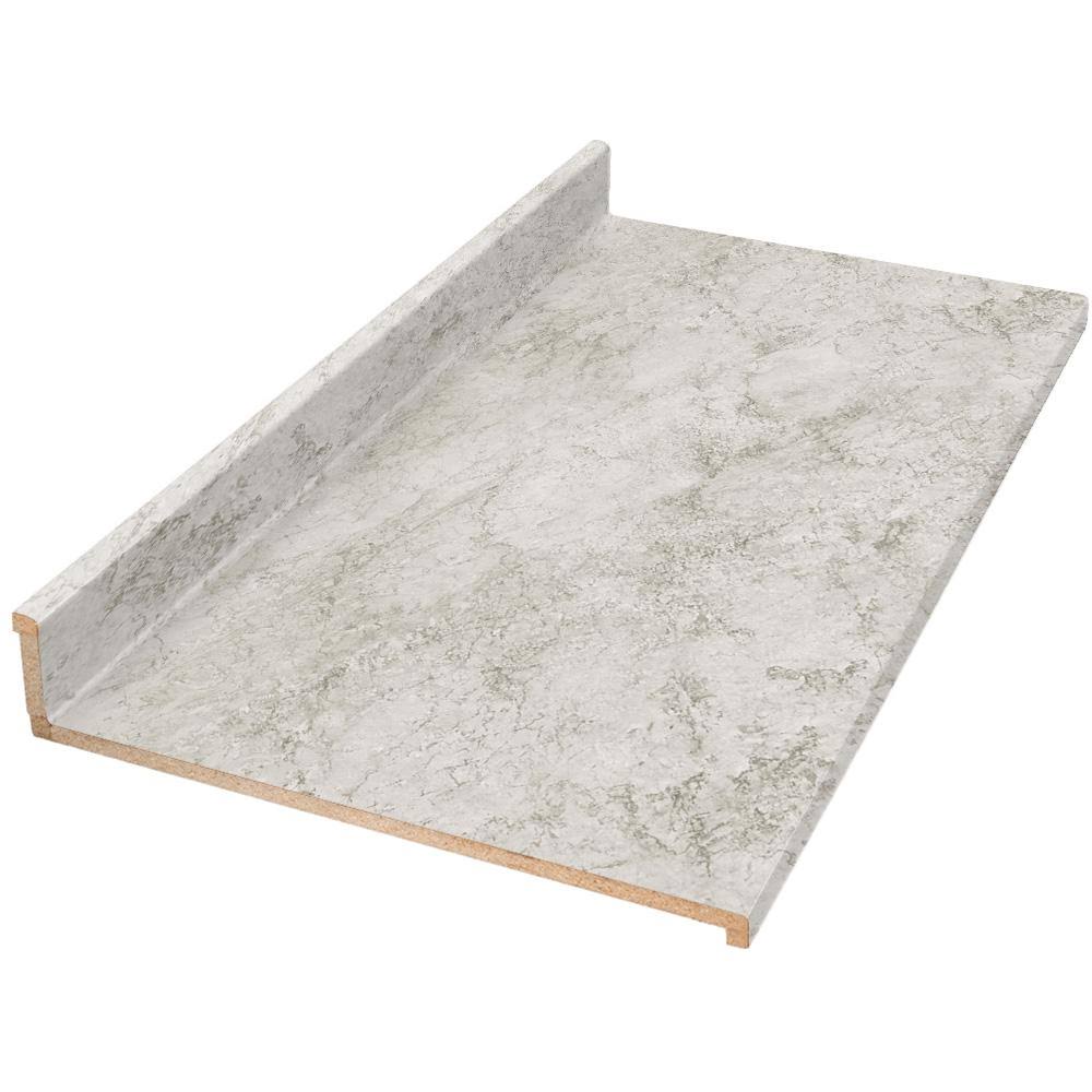 Gray Laminate Countertop with Backsplash U632