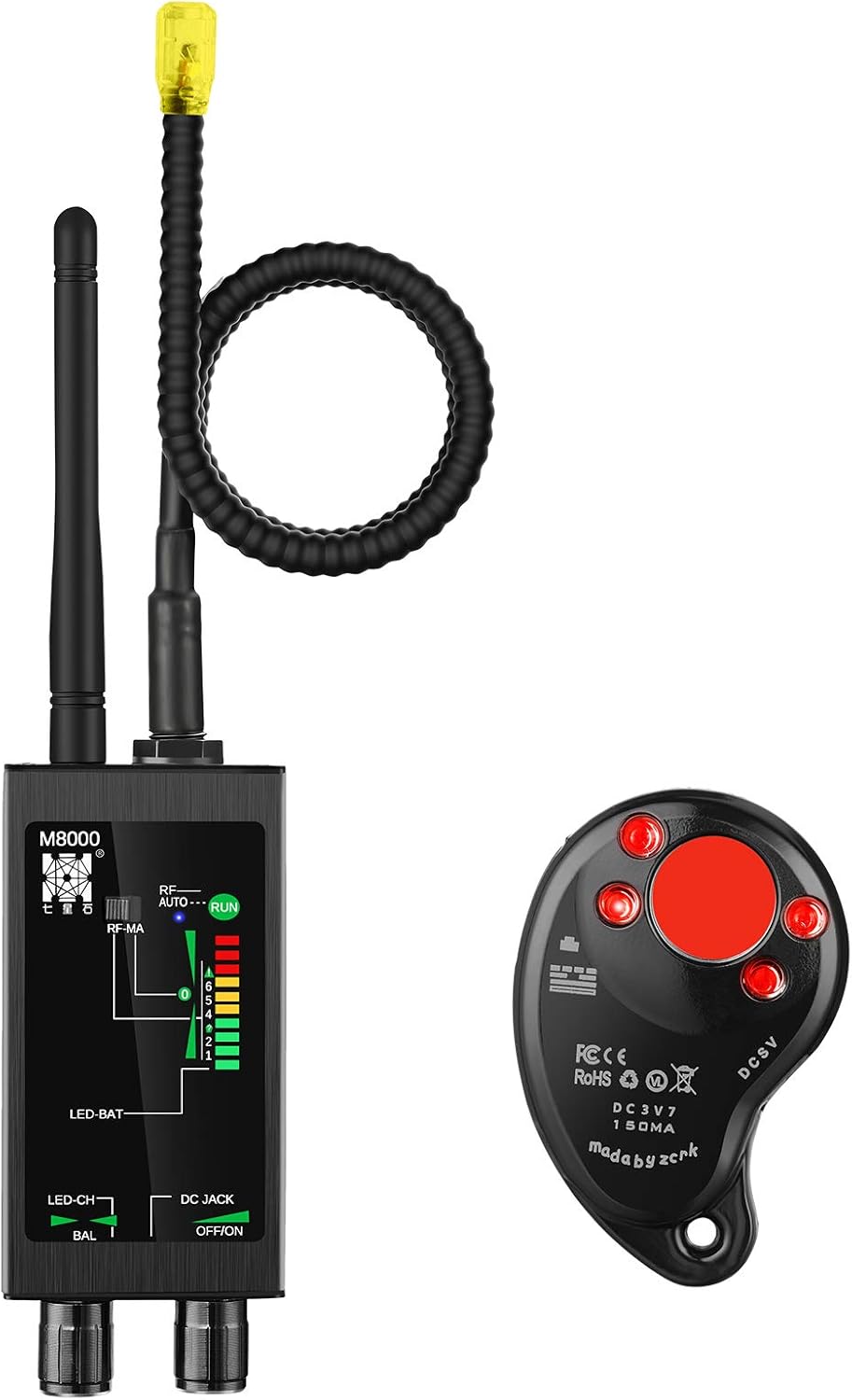 RF Signal Detector Bug Detector Anti Tracking Camera Detector Finder C512080